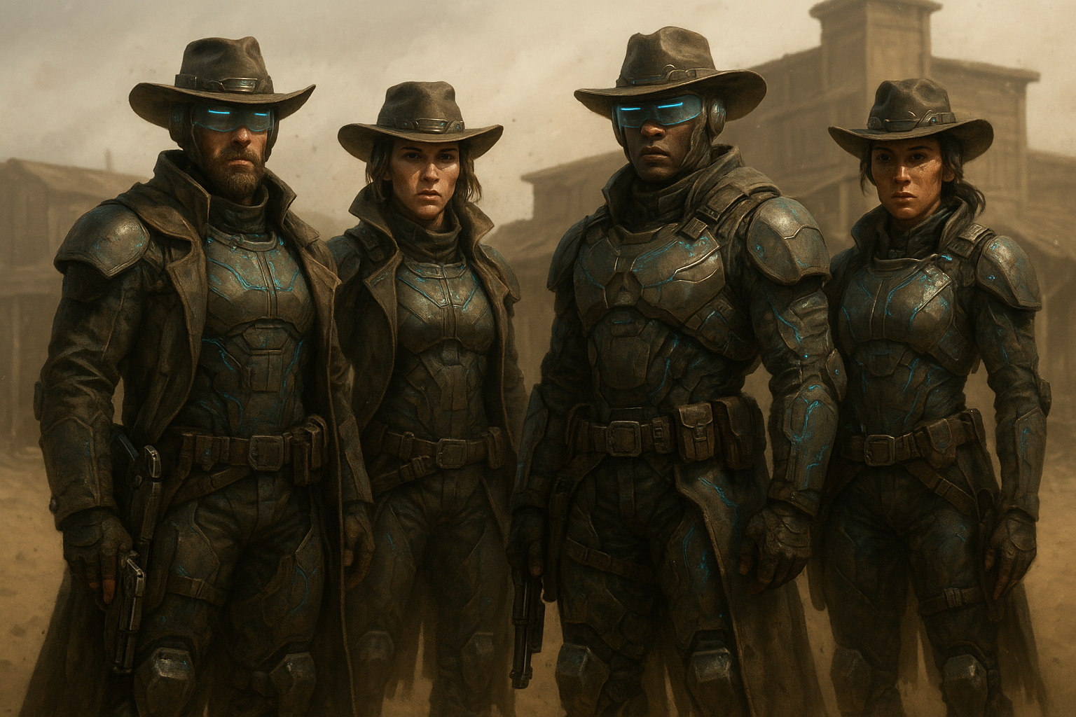 Ranger Group 42 — four nano-enhanced soldiers